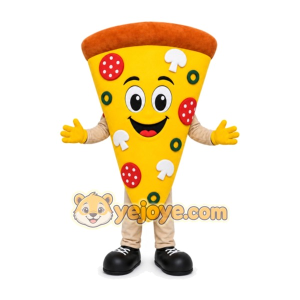 Pizza Mascot Costume for Adults Custom Logo Party Character Suit Pizza Mascot Costume for Adults Custom Logo Party Character Suit