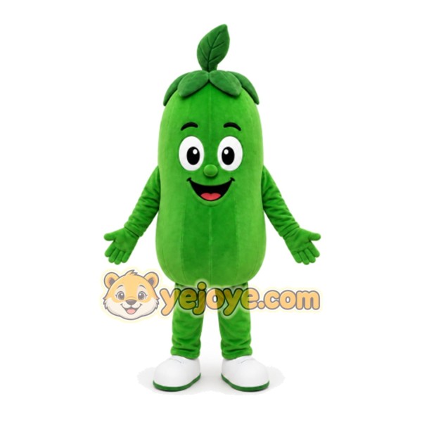 Cucumber Mascot Costume for Adults Custom Logo Party Character Suit