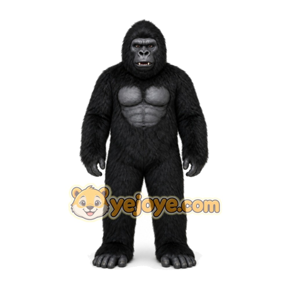 Gorilla Mascot Costume for Adults Custom Logo Party Character Suit Gorilla Mascot Costume for Adults Custom Logo Party Character Suit