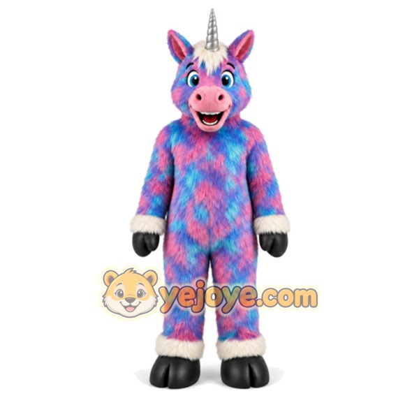 Unicorn Mascot Costume for Adults Custom Logo Party Character Suit
