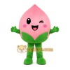 Peach Mascot Costume for Adults Custom Logo Party Character Suit