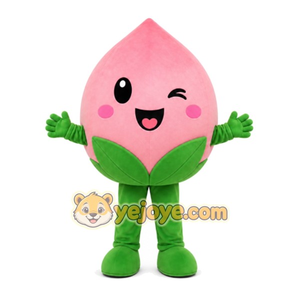 Peach Mascot Costume for Adults Custom Logo Party Character Suit Peach Mascot Costume for Adults Custom Logo Party Character Suit