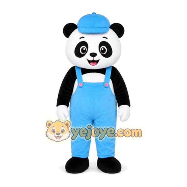 Panda Mascot Costume for Adults Custom Logo Party Character Suit