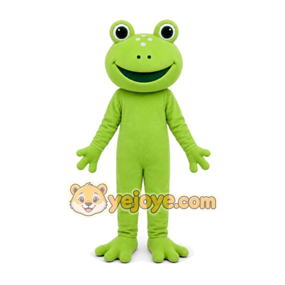Frog Mascot Costume for Adults Custom Logo Party Character Suit Frog Mascot Costume for Adults Custom Logo Party Character Suit