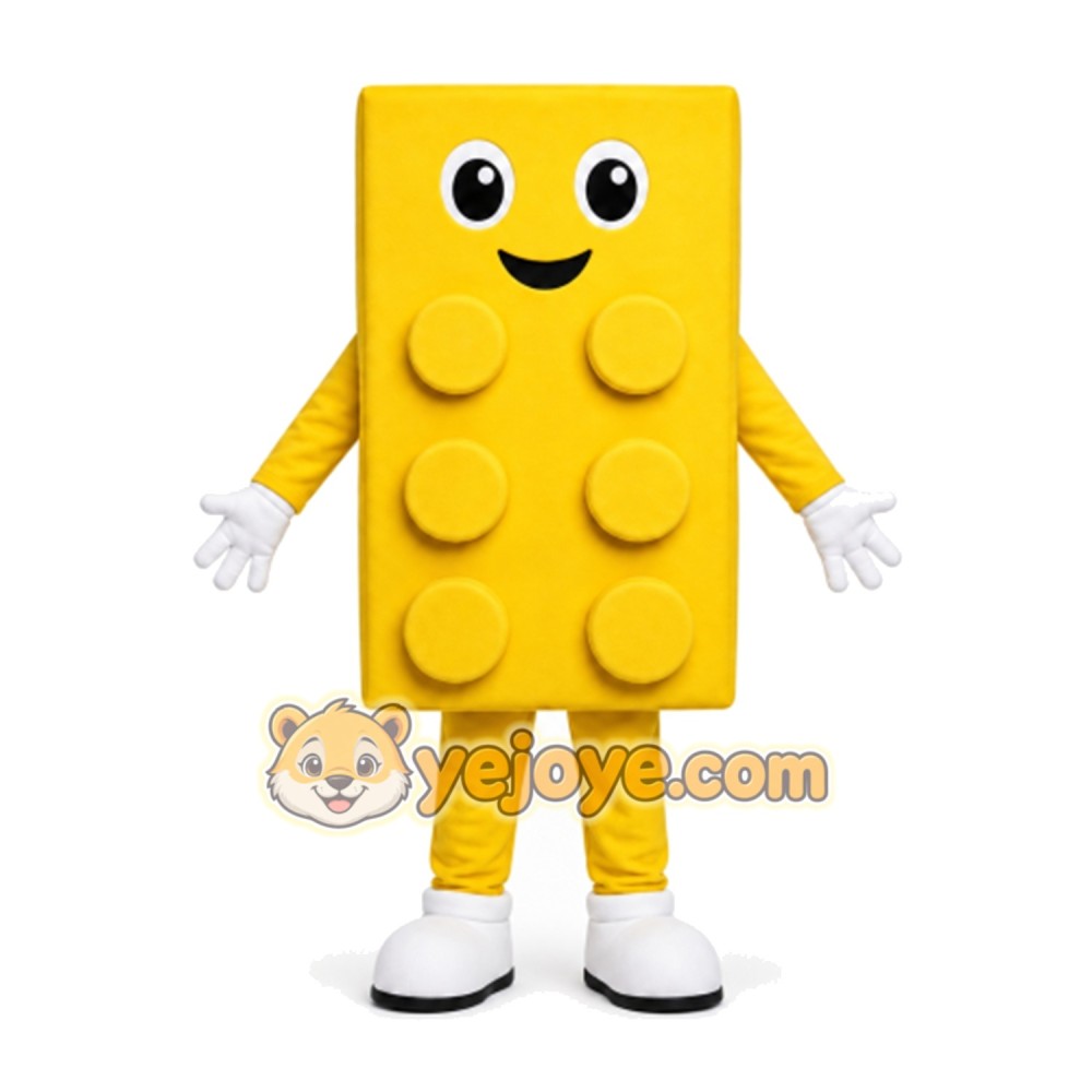 Block Mascot Costume for Adults Custom Logo Party Character Suit Block Mascot Costume for Adults Custom Logo Party Character Suit