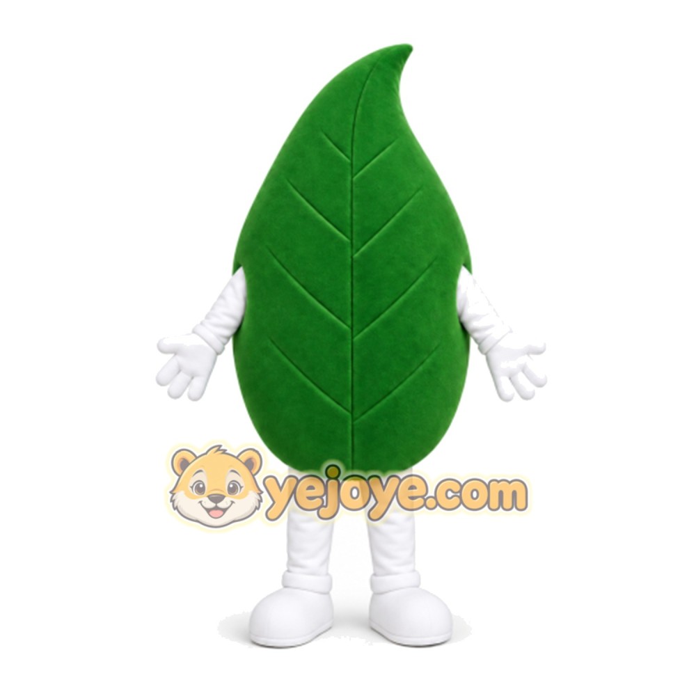 Leaf Mascot Costume for Adults Custom Logo Party Character Suit Leaf Mascot Costume for Adults Custom Logo Party Character Suit