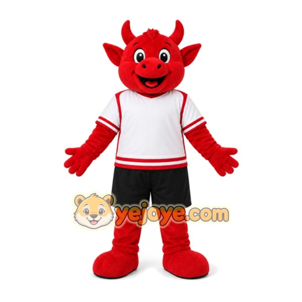 Devil Mascot Costume for Adults Custom Logo Party Character Suit