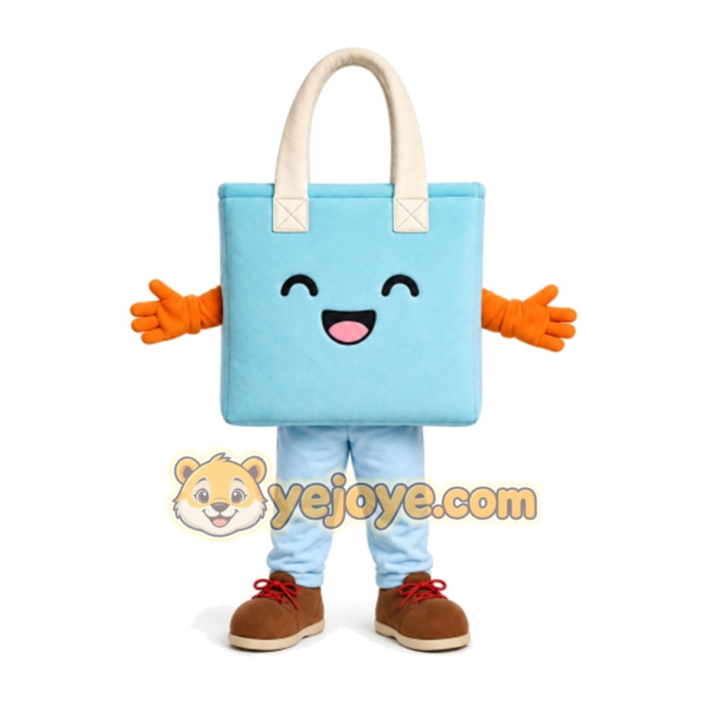 Bag Mascot Costume for Adults Custom Logo Party Character Suit Bag Mascot Costume for Adults Custom Logo Party Character Suit