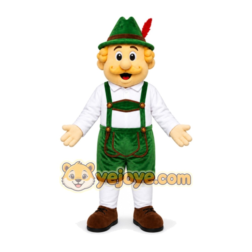 Boy Mascot Costume for Adults Custom Logo Party Character Suit