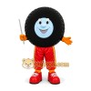 Black Tire Mascot Costume for Adults Custom Logo Party Character Suit Black Tire Mascot Costume for Adults Custom Logo Party Character Suit