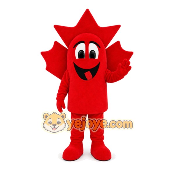 Maple leaf Mascot Costume for Adults Custom Logo Party Character Suit Maple leaf Mascot Costume for Adults Custom Logo Party Character Suit