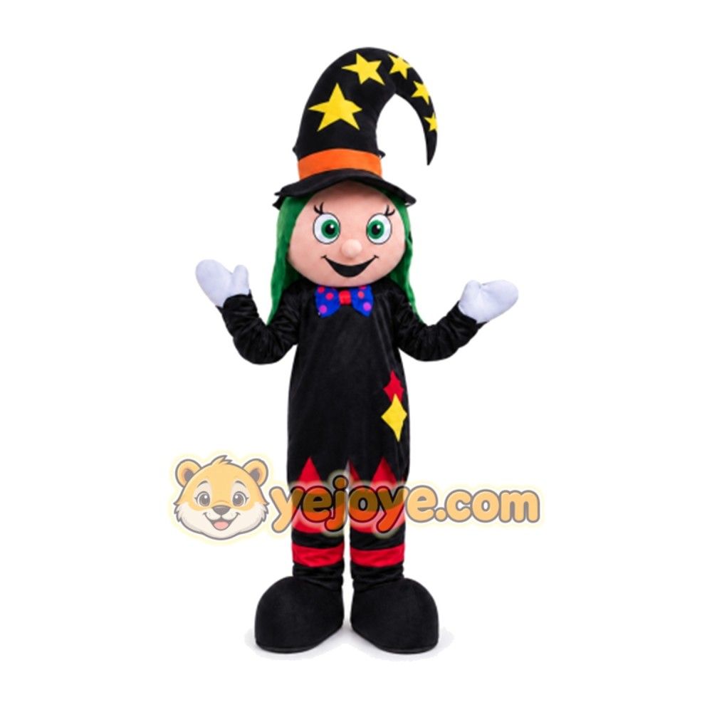 Witch Mascot Costume for Adults Custom Logo Party Character Suit Witch Mascot Costume for Adults Custom Logo Party Character Suit