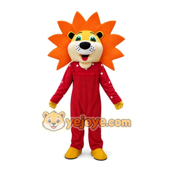 Lion Mascot Costume for Adults Custom Logo Party Character Suit