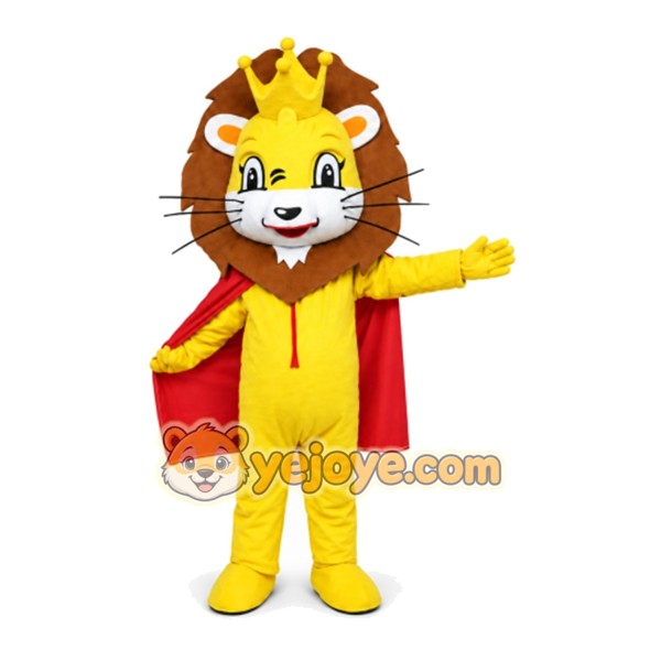 Lion Mascot Costume for Adults Custom Logo Party Character Suit
