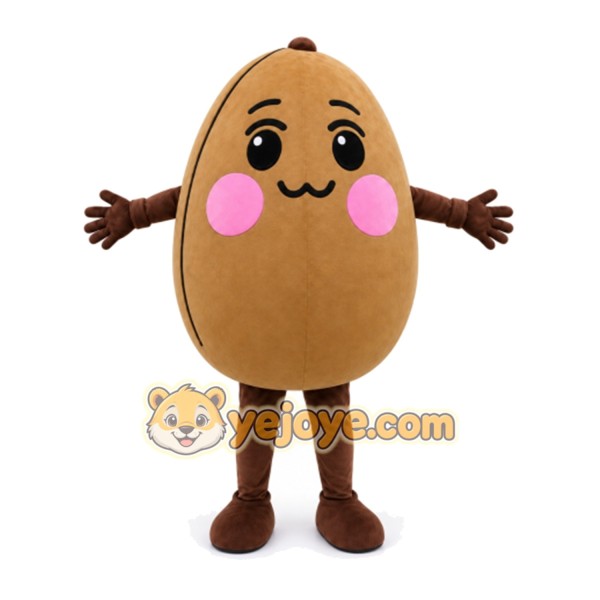 Bean Mascot Costume for Adults Custom Logo Party Character Suit