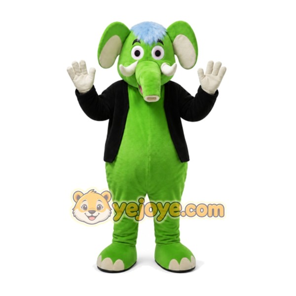 Elephant Mascot Costume for Adults Custom Logo Party Character Suit