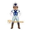 Strongman Mascot Costume for Adults Custom Logo Party Character Suit