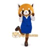 Red Panda Mascot Costume for Adults Custom Logo Party Character Suit