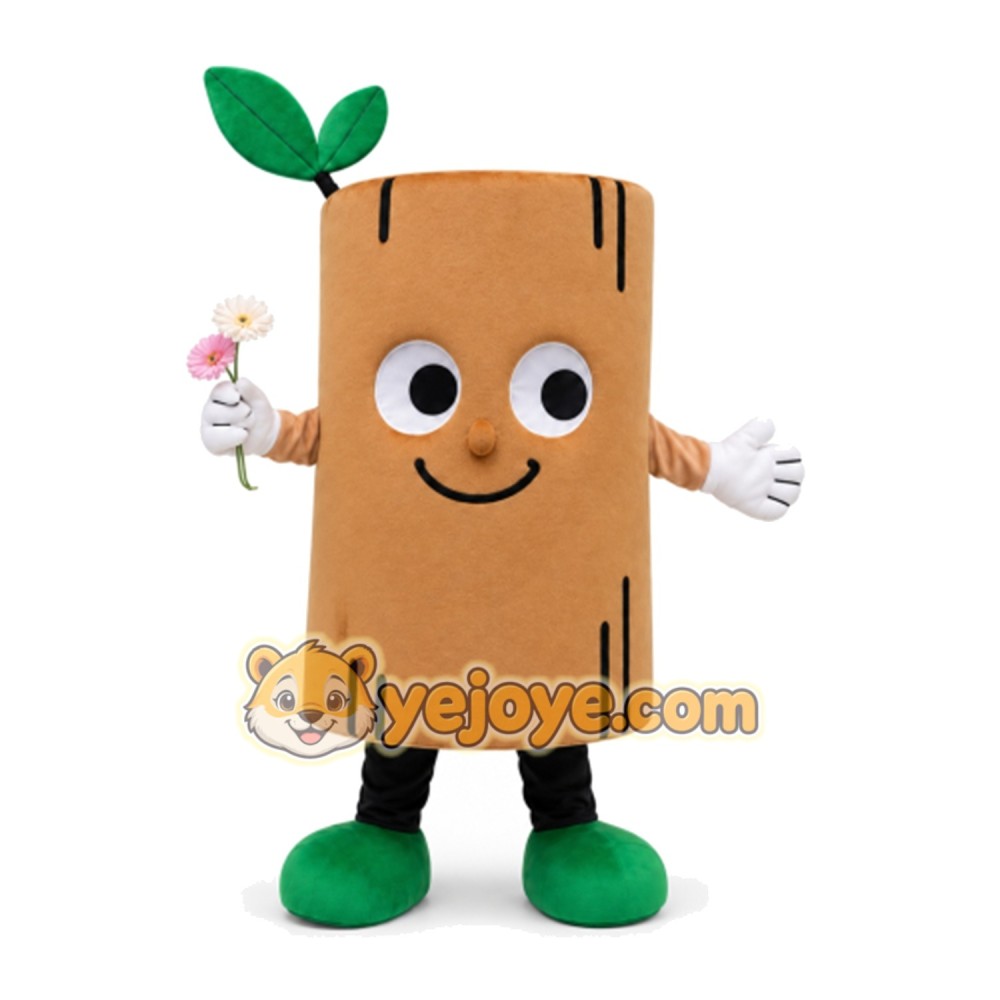 Log Mascot Costume for Adults Custom Logo Party Character Suit Log Mascot Costume for Adults Custom Logo Party Character Suit