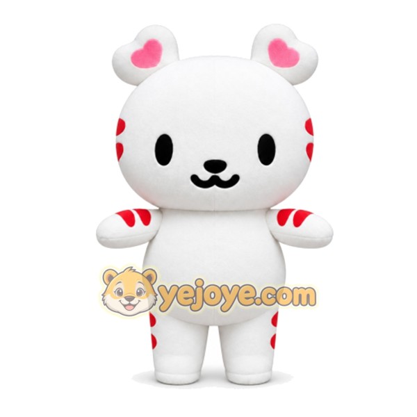 Bear Mascot Costume for Adults Custom Logo Party Character Suit