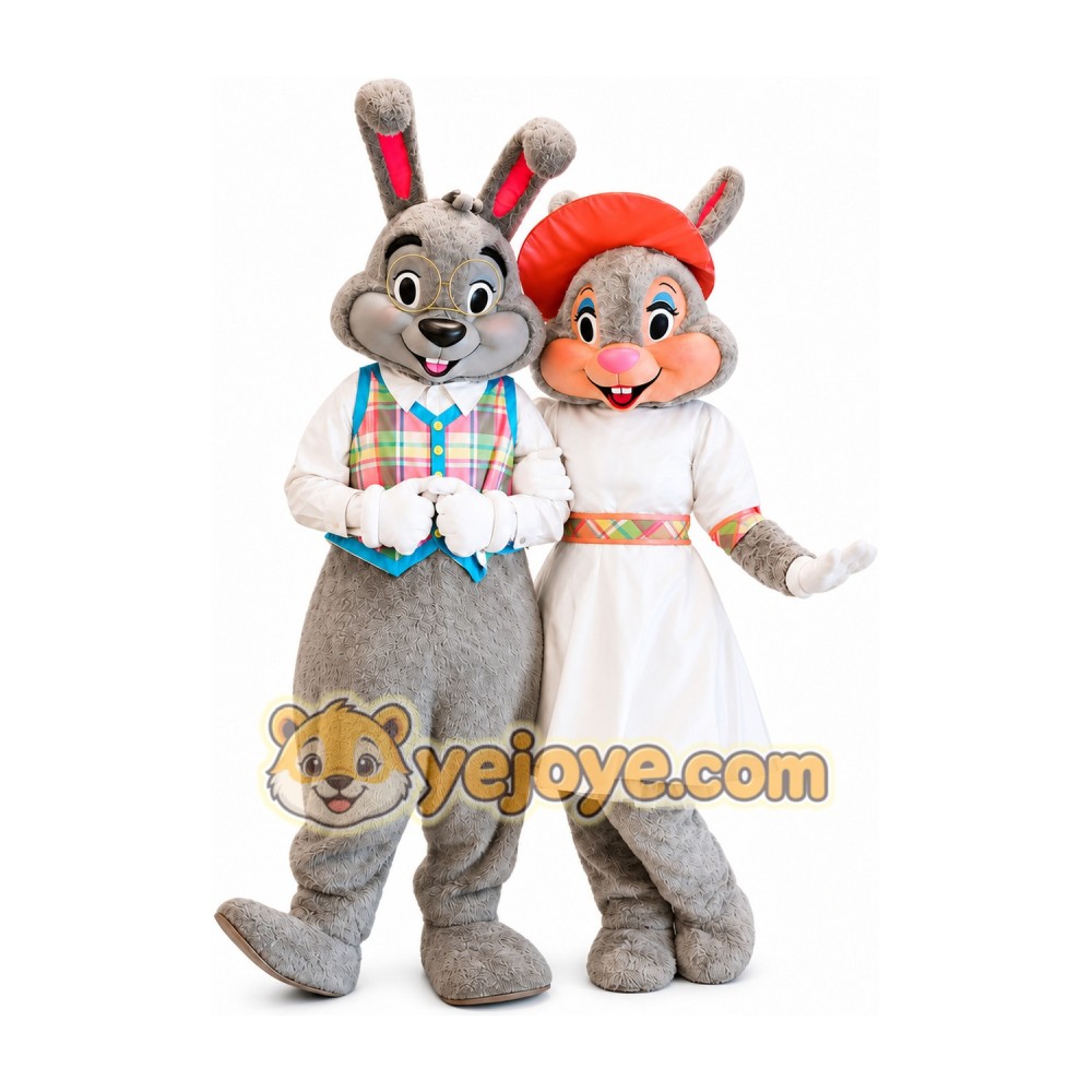 Rabbit Mascot Costume for Adults Custom Logo Party Character Suit Rabbit Mascot Costume for Adults Custom Logo Party Character Suit