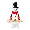 Snowman Mascot Costume for Adults Custom Logo Party Character Suit