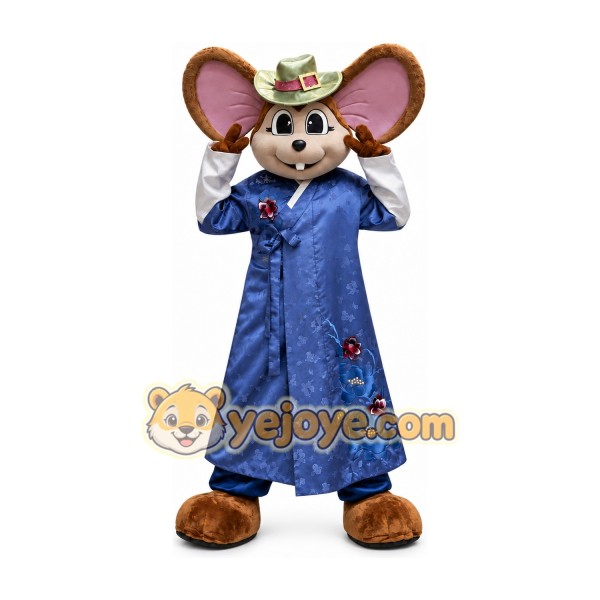 Mouse Mascot Costume for Adults Custom Logo Party Character Suit
