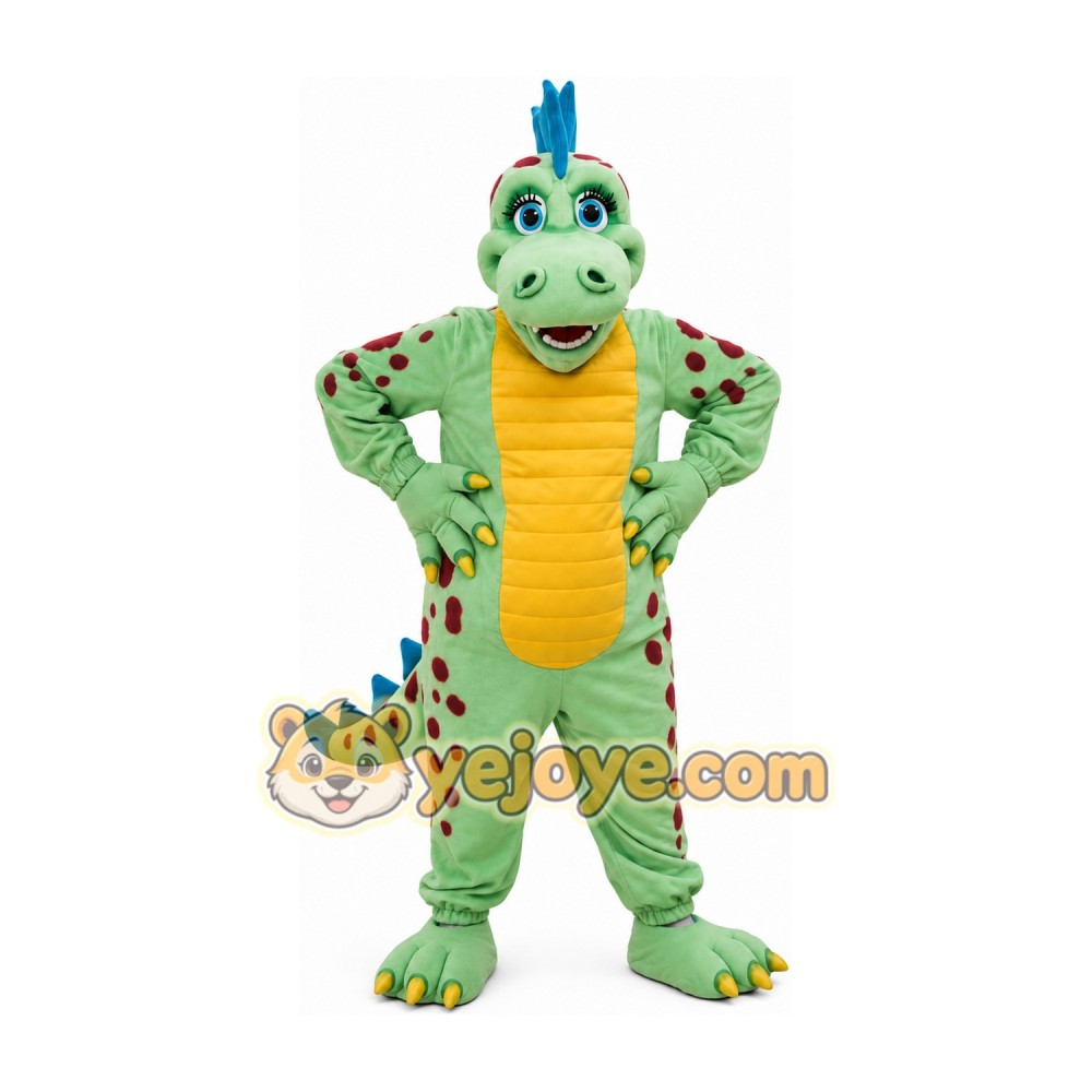 Dinosaur Mascot Costume for Adults Custom Logo Party Character Suit