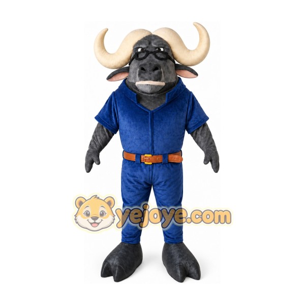 Buffalo Mascot Costume for Adults Custom Logo Party Character Suit Buffalo Mascot Costume for Adults Custom Logo Party Character Suit