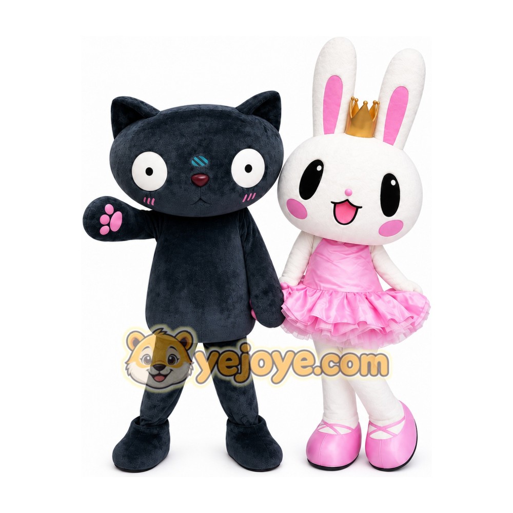 Rabbit Mascot Costume for Adults Custom Logo Party Character Suit Rabbit Mascot Costume for Adults Custom Logo Party Character Suit