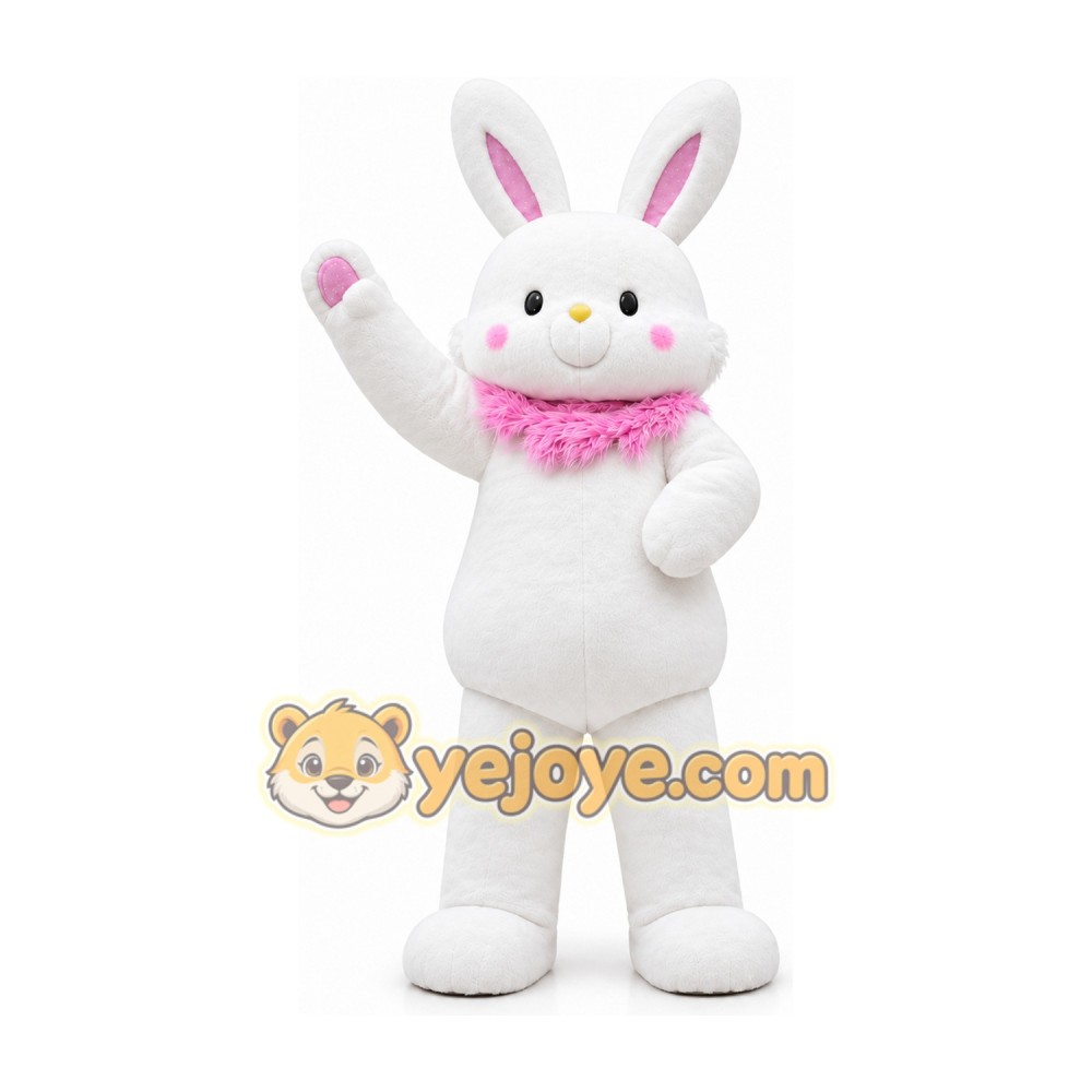 Rabbit Mascot Costume for Adults Custom Logo Party Character Suit Rabbit Mascot Costume for Adults Custom Logo Party Character Suit