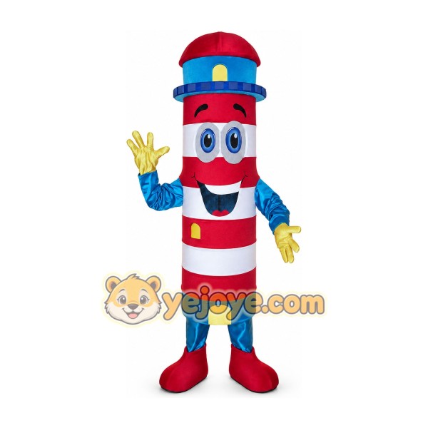 Lighthouse Mascot Costume for Adults Custom Logo Party Character Suit
