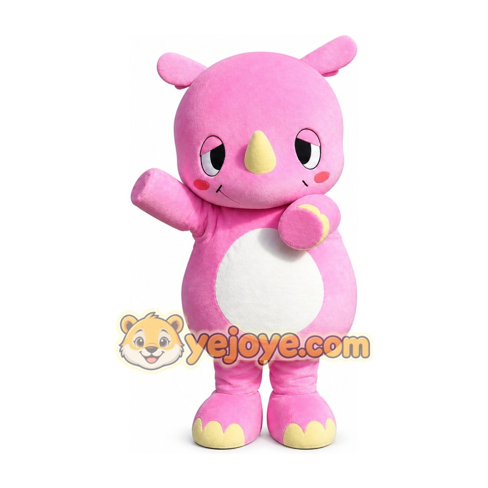 Rhino Mascot Costume for Adults Custom Logo Party Character Suit