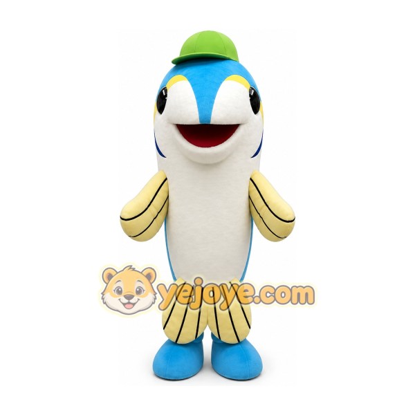 Fish Mascot Costume for Adults Custom Logo Party Character Suit Fish Mascot Costume for Adults Custom Logo Party Character Suit