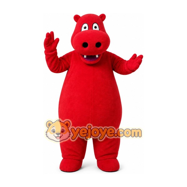 Hippo Mascot Costume for Adults Custom Logo Party Character Suit