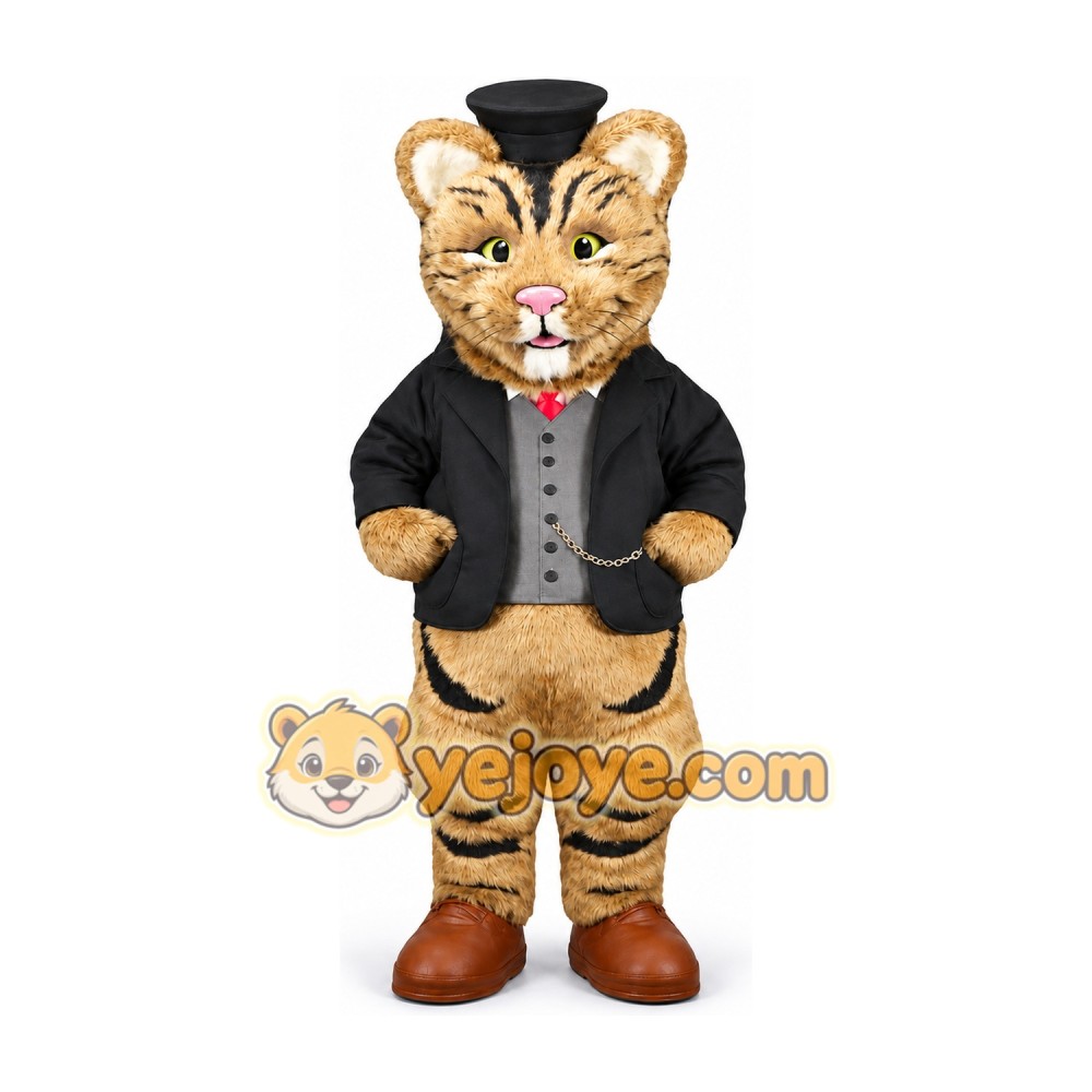 Tiger Mascot Costume for Adults Custom Logo Party Character Suit