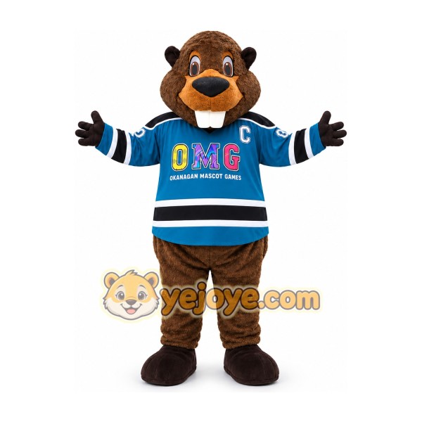 Beaver Mascot Costume for Adults Custom Logo Party Character Suit Beaver Mascot Costume for Adults Custom Logo Party Character Suit