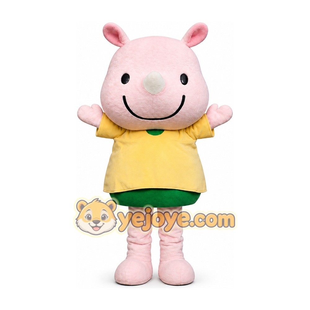Pig Mascot Costume for Adults Custom Logo Party Character Suit
