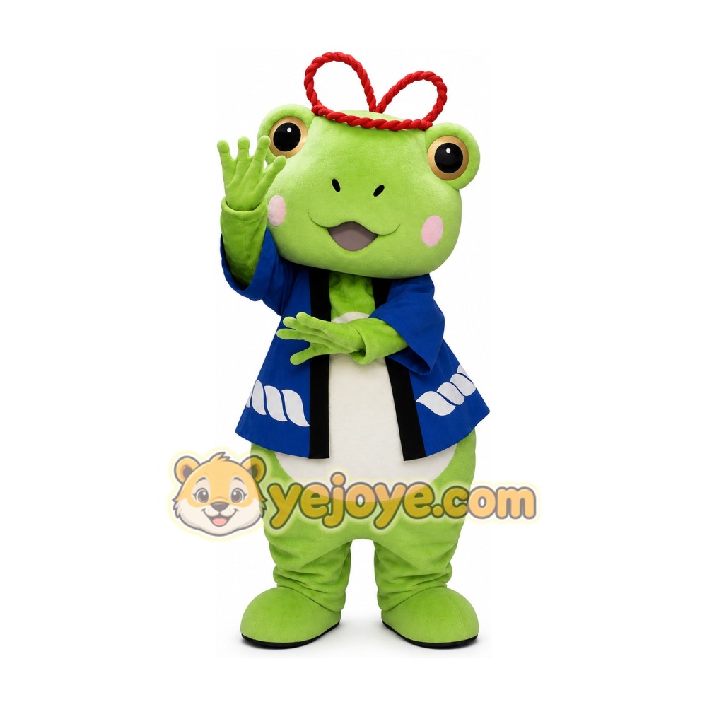 Frog Mascot Costume for Adults Custom Logo Party Character Suit Frog Mascot Costume for Adults Custom Logo Party Character Suit
