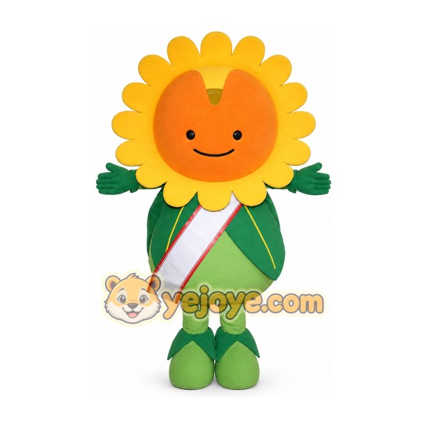 Flower Mascot Costume for Adults Custom Logo Party Character Suit
