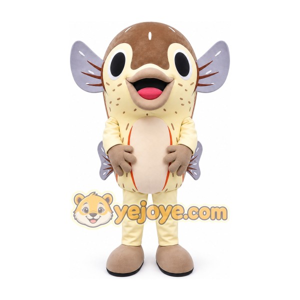 Fish Mascot Costume for Adults Custom Logo Party Character Suit