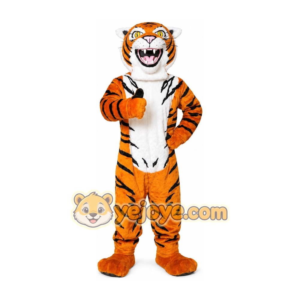 Tiger Mascot Costume for Adults Custom Logo Party Character Suit