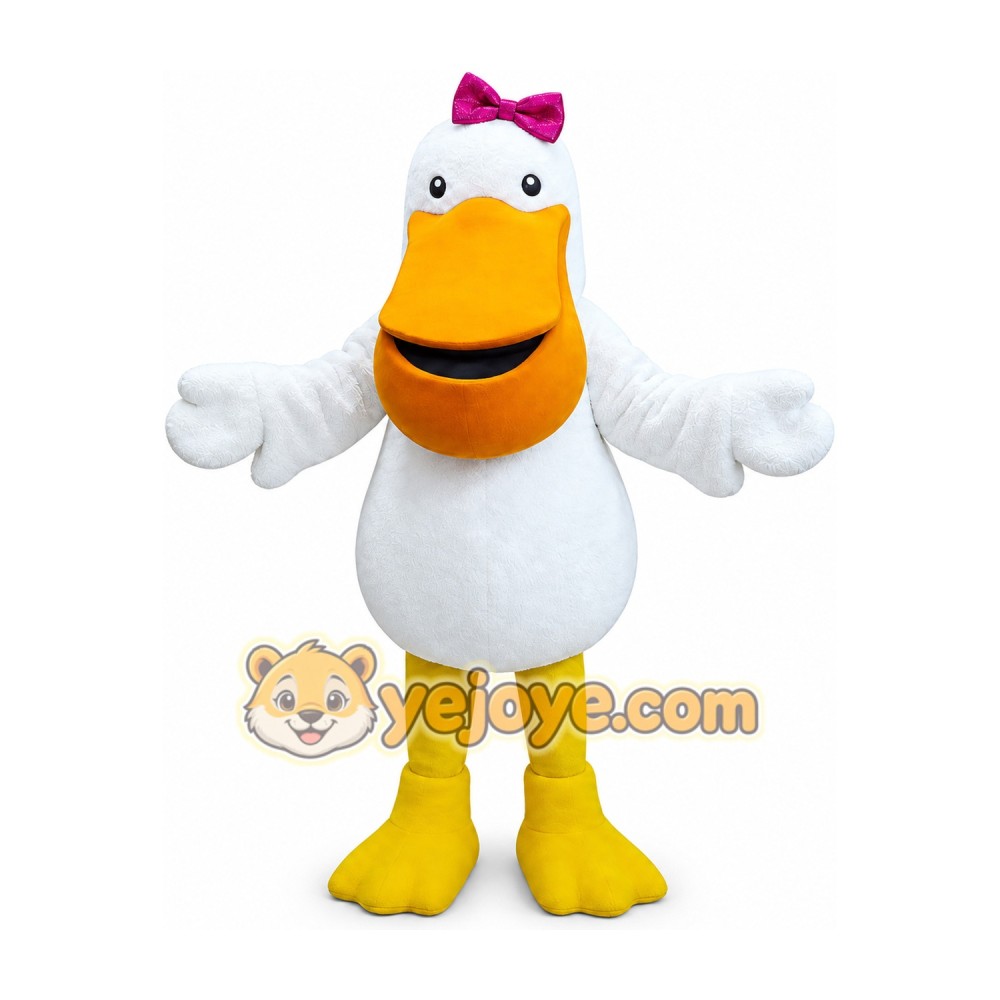 Duck Mascot Costume for Adults Custom Logo Party Character Suit