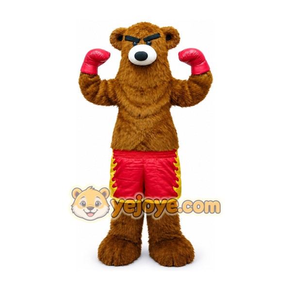 Bear Mascot Costume for Adults Custom Logo Party Character Suit