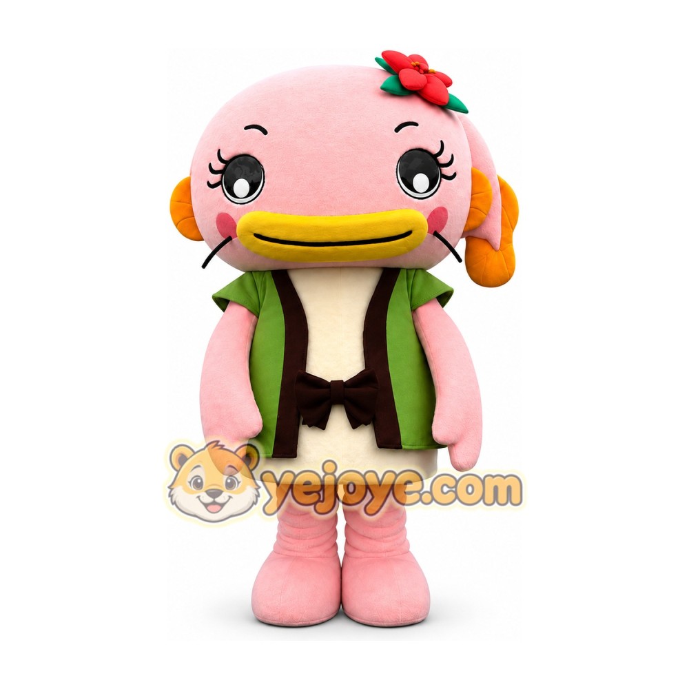 Pig Mascot Costume for Adults Custom Logo Party Character Suit