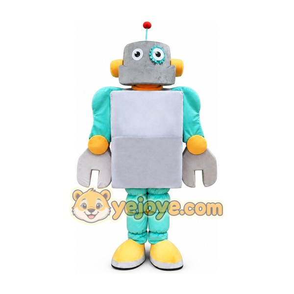 Robot Mascot Costume for Adults Custom Logo Party Character Suit