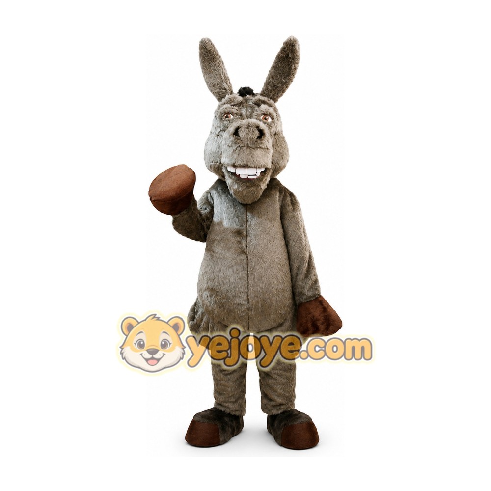 Donkey Mascot Costume for Adults Custom Logo Party Character Suit