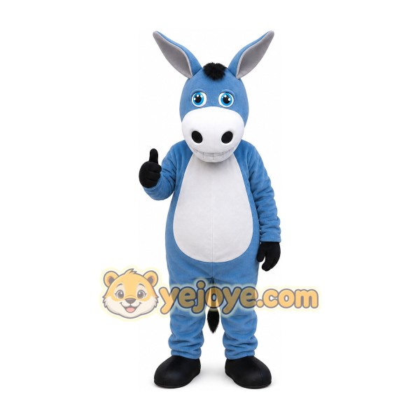 Donkey Mascot Costume for Adults Custom Logo Party Character Suit