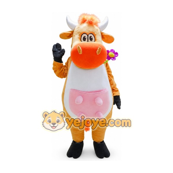 Cow Mascot Costume for Adults Custom Logo Party Character Suit Cow Mascot Costume for Adults Custom Logo Party Character Suit