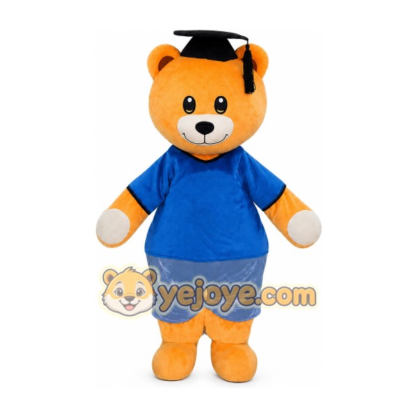 Bear Mascot Costume for Adults Custom Logo Party Character Suit